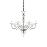 Люстра подвесная ideal lux Brigitta SP8 макс.8x40Вт Е14 Прозрачный 199382. 73/53.5/46 см