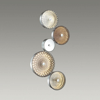 Светодиодный светильник 62 см, 26W, 4000K, Odeon Light CARAMELLA 5416/26WL, хром