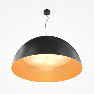Подвесной светильник Maytoni Dome MOD169PL-05GB1 80 см, 5*E27*60W, Черный с Золотом