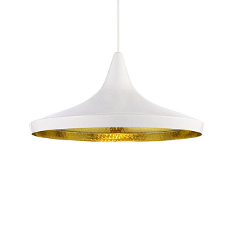 Светильник подвесной LOFT IT LOFT1844/C, диаметр 36 см, белый/золото