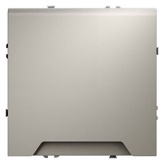 Розетка встраиваемая Voltum S70 с заземлением, защитными шторками и крышкой 16А, кашемир пластик Soft touch VLS040303