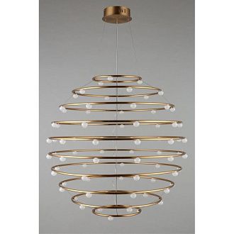 Подвесная люстра 90*120-350 см 50W, 3000K, Aployt Banzhamin APL.851.03.50, бронзовый