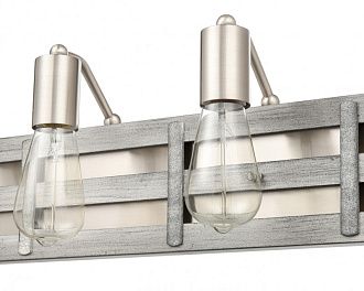 Бра 12*58*18 см, 3*E27 античный серый Vele Luce Shield VL6385W03