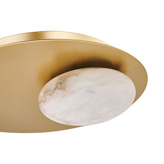 Бра 7*25*25 см, 7W, Favourite Murmel 4556-1W золото, алебастр