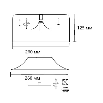 Потолочный светильник *26*12,5 см, LED 1*26W, 4000 К, Sonex Confy 7690/26L, белый