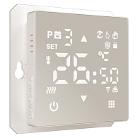 W1151217 Умный сенсорный терморегулятор  для теплого пола, дымчатый Werkel, 4690389201165