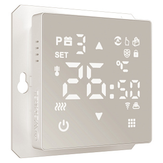 W1151217 Умный сенсорный терморегулятор  для теплого пола, дымчатый Werkel, 4690389201165