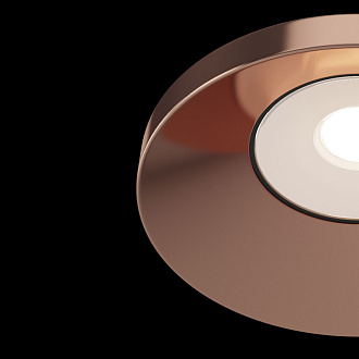 Встраиваемый светильник Maytoni Kappell DL040-L10RG4K, 10W LED, 4000K, розовое золото