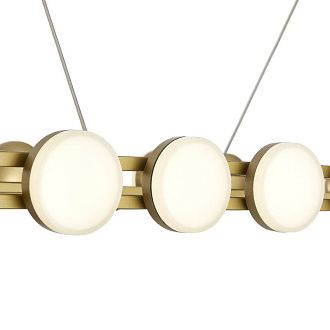 Подвесная люстра 110*42*120 см, 1*LED*50W, 4000K, ST-Luce Monro SL6610.203.26, золотой