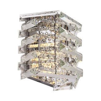 Бра *26*25 см, 2*E14*40W, ST-Luce STROZZI SL6137.101.02, никель