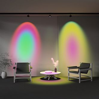 Светильник на шине 9*9*13,4 см,  LED, 15W, 3000К, Maytoni Technical Lens TR217-2-15W3K-B черный