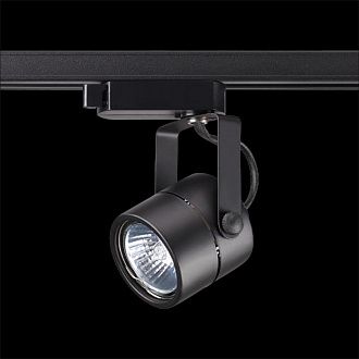 Трековый светильник Novotech Pipe 370427, черный, 13.9x7.6x7.6см, GU10, 50W