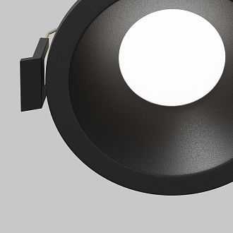 Встраиваемый светильник *8,5*-4,5 см, 1*GU10*10W, Maytoni Technical Zoom DL032-2-01B-1(N), Черный