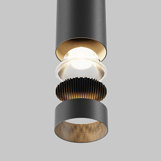 Подвесной светильник  5,2*30 см, LED 12W, 3000К, Черный Maytoni Focus LED P072PL-L12B3K-1