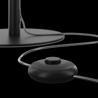 Светодиодный светильник 130 см, 18W, 3000K, Maytoni Ray Z012FL-L18B3K, черный