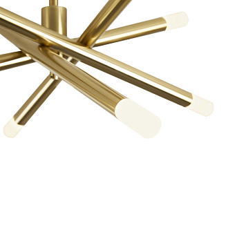 Светильник 58 см, 20W, 3000K, Freya Wands FR6130PL-L24B, латунь