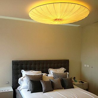 Подвесная люстра Aqua Creations Lighting round D100 100*100*15 см, 1*E27*60W, ImperiumLoft 108168-28, Белый