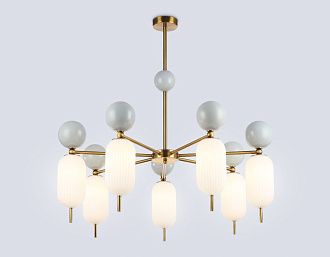 Светильник на штанге **37-80 см, 7*G9*28W, K, Ambrella Light High Light LH53106, латунь