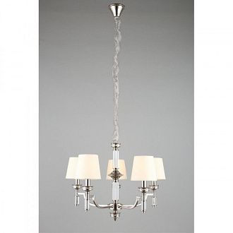 Подвесная люстра 70*70-145 см, 5*E14, 40W, Aployt Patricia APL.716.03.05, хром
