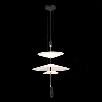 Люстра подвесная 50 см, 15W 3000K ST LUCE ISOLA SL6101.413.01 Черный