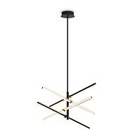 Подвесной светильник 80*40*65-65 см, LED*39W, 2700K, Freya Brilliance FR5557PL-L22B, Черный