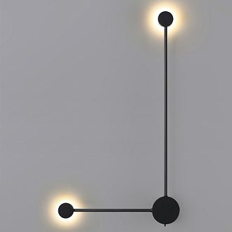 Настенный светильник 69 см, 10W, 3000/4000K, Odeon Light SATELLITE 7008/10WL, черный