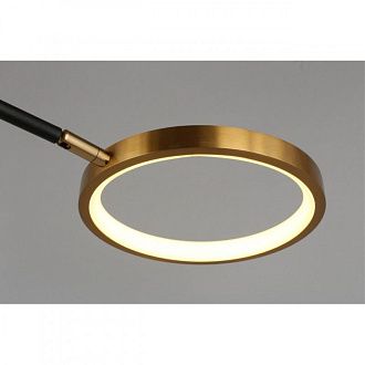 Люстра 124*27 см 65W, 3000K, Aployt INES APL.043.07.65, черный