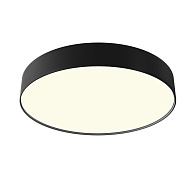 Накладной светильник 40*40*6 см, LED, 45W, 3000К, Maytoni Technical Zon C032CL-45W3K-RD-B черный