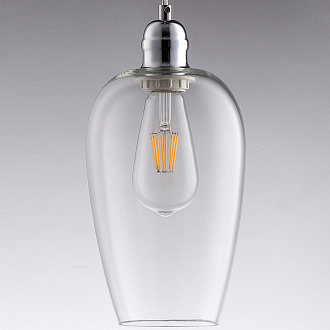 Подвесной светильник Arte Lamp A9291SP-1CC хром, диаметр 16 см