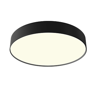 Накладной светильник 40*40*6 см, LED, 45W, 3000К, Maytoni Technical Zon C032CL-45W3K-RD-B черный