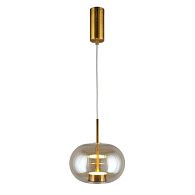 Подвесной светильник 22*50-145 см, 1*LED, 12W, 3000K, Aployt Ambr APL.057.06.12, латунный