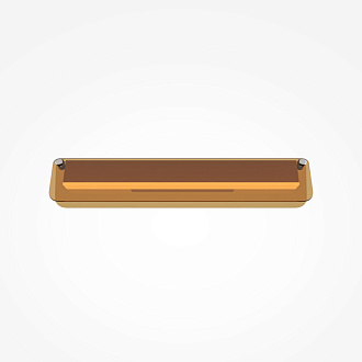 Бра 11*43*8,2 см, LED 10W 3000K Maytoni Modern Flat MOD296WL-L10BC3K черный