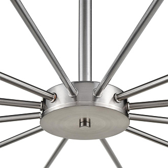 Люстра потолочная 95*49 см, 12*E14 Lumion MAVE 8099/12C никель, белый