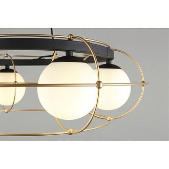 Подвесная люстра 60*50-130 см, 6*G9, 5W, Aployt Mahot APL.317.03.06, золотой