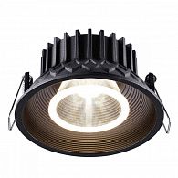 Встраиваемый светильник 11 см, 15W, 4000К, Novotech SPOT 358790, вр 9,5 см