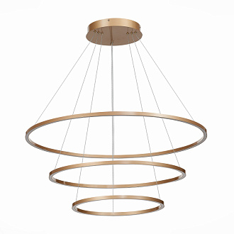 Светильник подвесной 80 см, 114W 4000K ST LUCE Подвесные светильники ST605.243.114 Золотистый