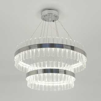 Светильник MD.6018 СHROME/ХРОМ D400+600/H1200/1/LED/100W/4500K ASK DZN22-05