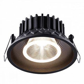 Встраиваемый светильник 11 см, 15W, 4000К, Novotech SPOT 358790, вр 9,5 см