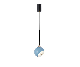 Светильник 12 см, 8W, 4000K, Kink Light 07529-1A,05, черный-голубой, с механизмом регулировки высоты