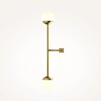 Бра 14,1*13*48 см, LED, 10W, 3000К, Maytoni TOUCH MOD285WL-L10BS3K латунный