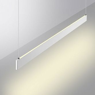 Светильник подвесной диммир. со сменой цв. температуры (управл. - пульт ДУ или прилож. Smart Life) 120,04*1,04*206- см, 2*LED*36WW, 3000-5700K, Novotech Iter NOV359547, белый