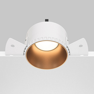 Светильник 14 см, Maytoni Downlight Share DL051-01-GU10-RD-WMG, золото, вр 9,3 см
