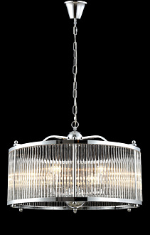 Люстра 60 см, Crystal Lux TADEO SP6 D600 CHROME/TRANSPARENTE хром