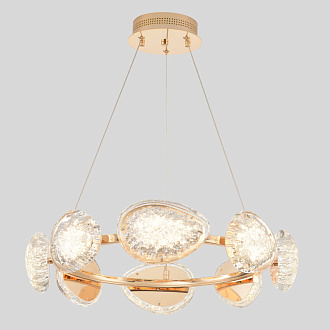Светильник 55 см, 64W, 3000-6000K, Crystal Lux FELICIDAD SP64W LED, золото