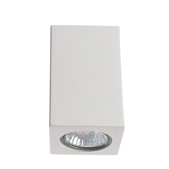 Cпот накладной гипс ArteLamp Tubo A9264PL-1WH,белый, 7*7*9 см