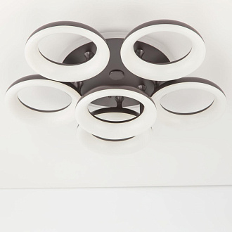 Светодиодный светильник 72 см, 105W с Алисой Citilux Паркер Смарт CL225A165E, 3000-5500K, коричневый-кофе