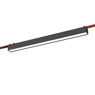 Светильник встраиваемый трековый BAND 64,2*4*4,5 см, 1*LED 24W 4000K ST LUCE ST456.446.24 черный