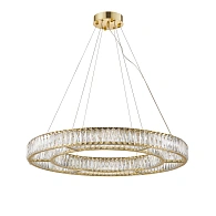 Подвесная люстра 80 см, 60W, 3000-6500K, Favourite 4780-8P Gloriole, золото