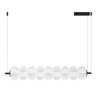 Подвесной светильник 108,5*18*200 см, LED, 30W,  3000К, ST-Luce TALISMAN SL6121.413.01 черный