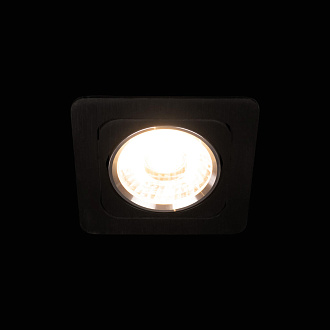 Встраиваемый светильник 12*12*7 см, 1*LED*20W 4000K LOFT IT Screen 10328/B Black черный, вр 7*8,5 см